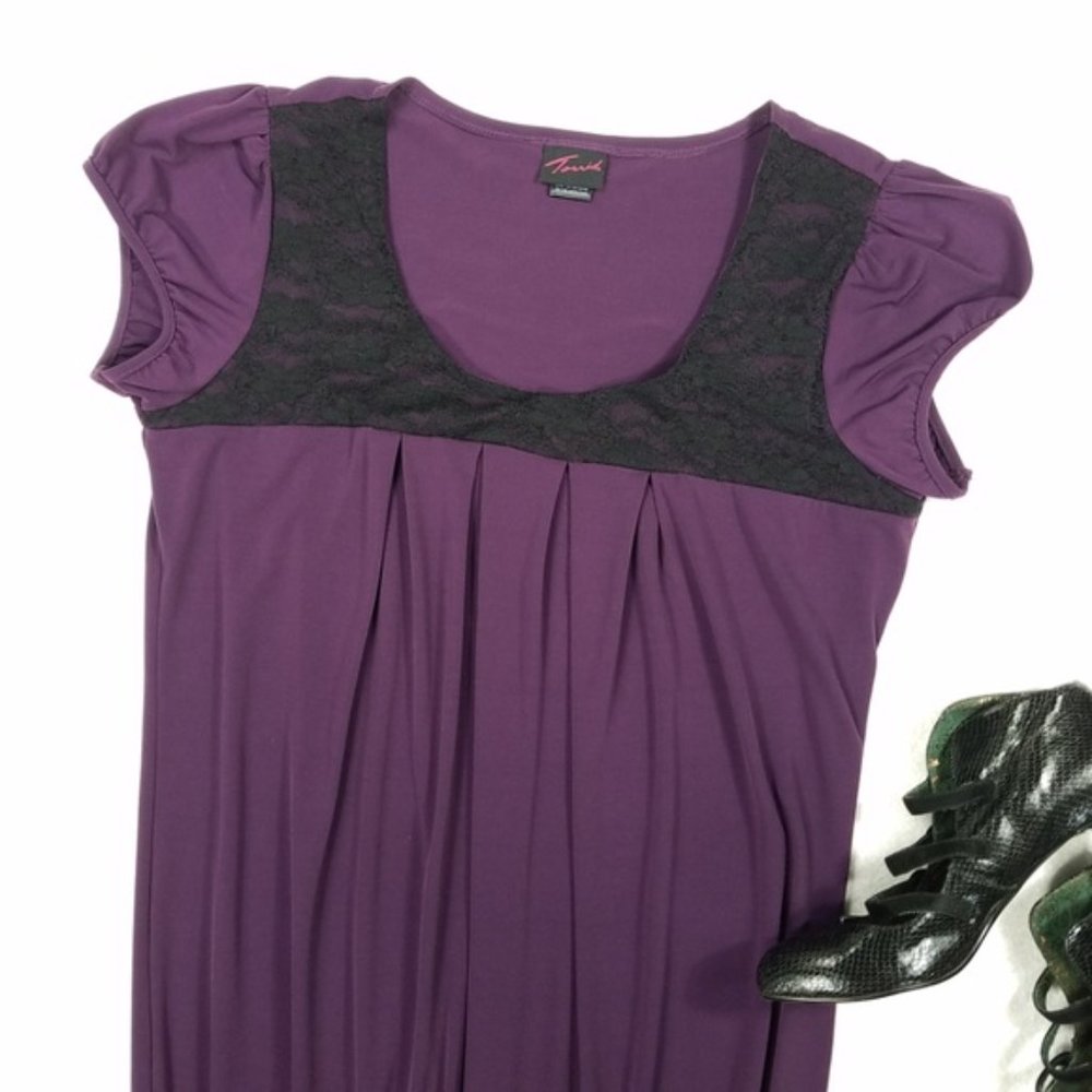 Torrid Knit Balloon Dress - Picture 2 of 4